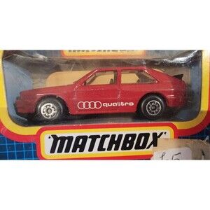 VTG Matchbox Audi "Ur-Quattro" MB-25 Red HTF New Unopened Original Box England